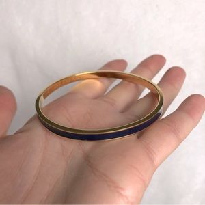 kate spade Gold & Navy Bangle Bracelet